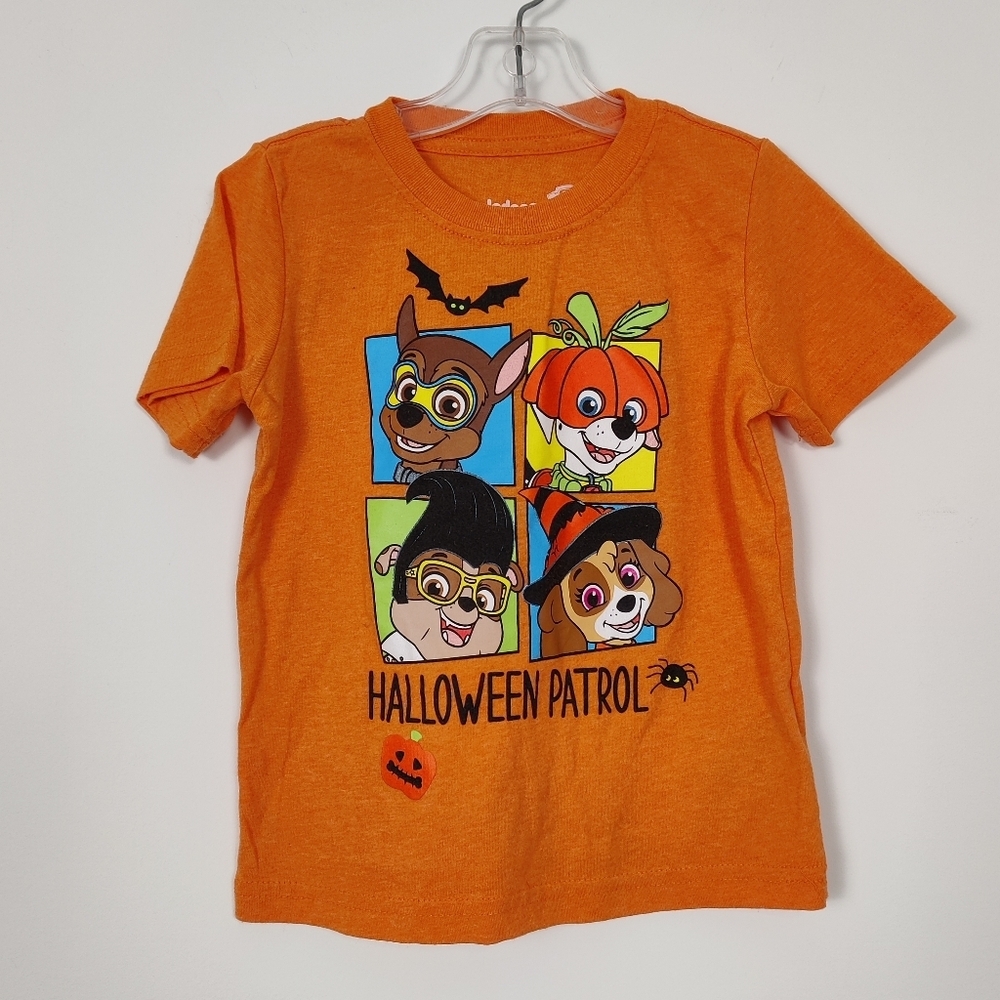 Nickelodeon Kid's Paw Patrol Halloween T-shirt in Orange Size 3T Cotton